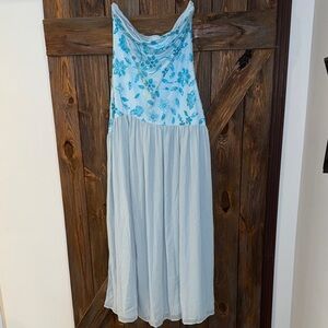 Peppermayo Strapless Dress w/ beads and sequins